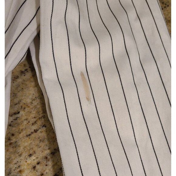 New! Lane Bryant Laney Wide Leg Crop Pants sz 14 White Pinstripes & Blazer Sz 18 - Picture 12 of 16